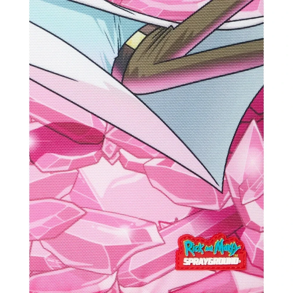 Sprayground Rick and Morty Kalaxian Crystal Shark Backpack Exclusive